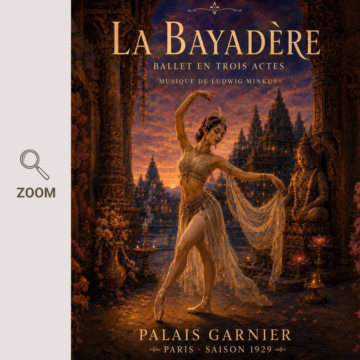 Gallery-style Ballet artwork with refined details for creative space decor