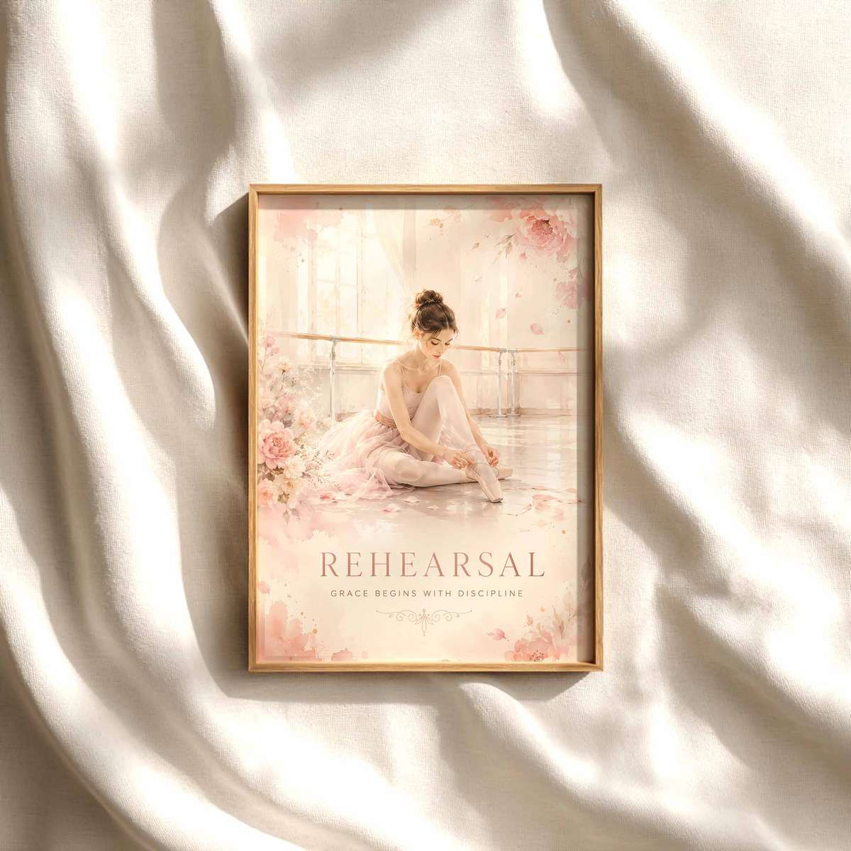 Ballet Dancer shown in a elegant composition showcasing fluid motion and an intimate performance mood