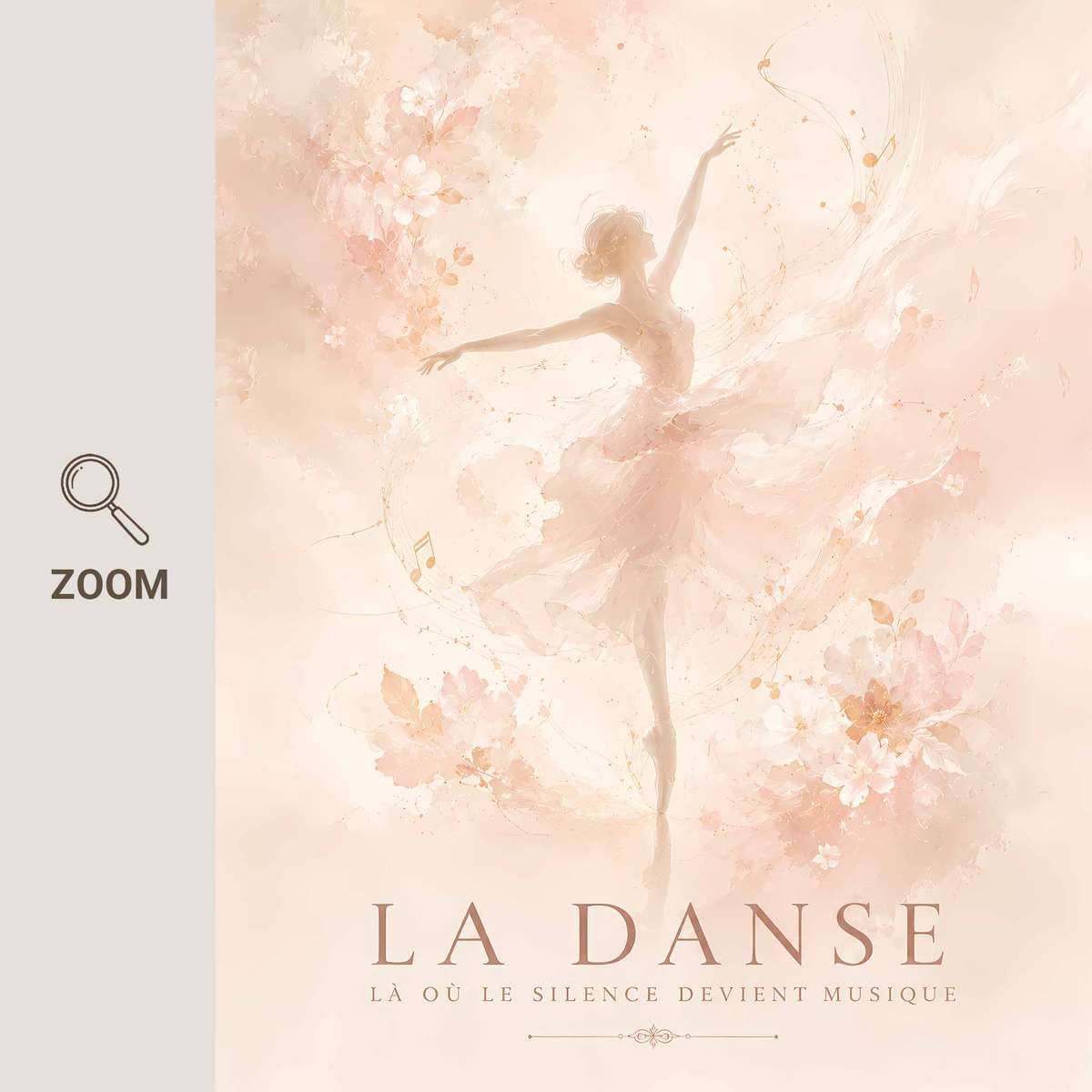 Classical wall art of Ballet Dancer Watercolor created for gallery wall decor
