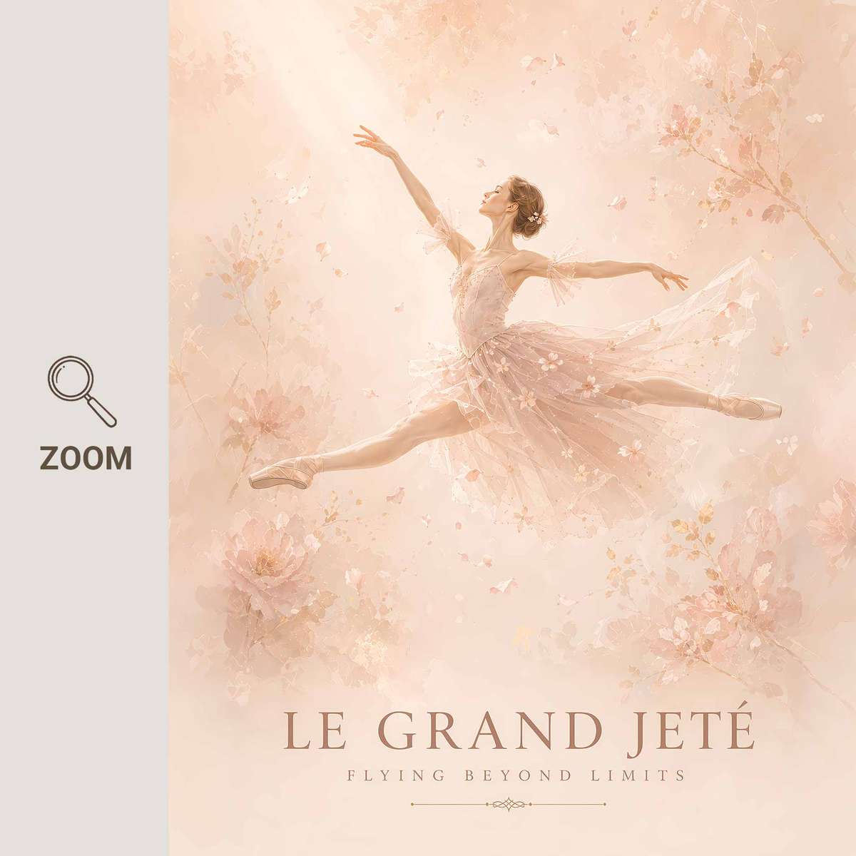 Ballet shown in a vintage composition showcasing graceful movement and stage-inspired details inspired by vintage ballerina