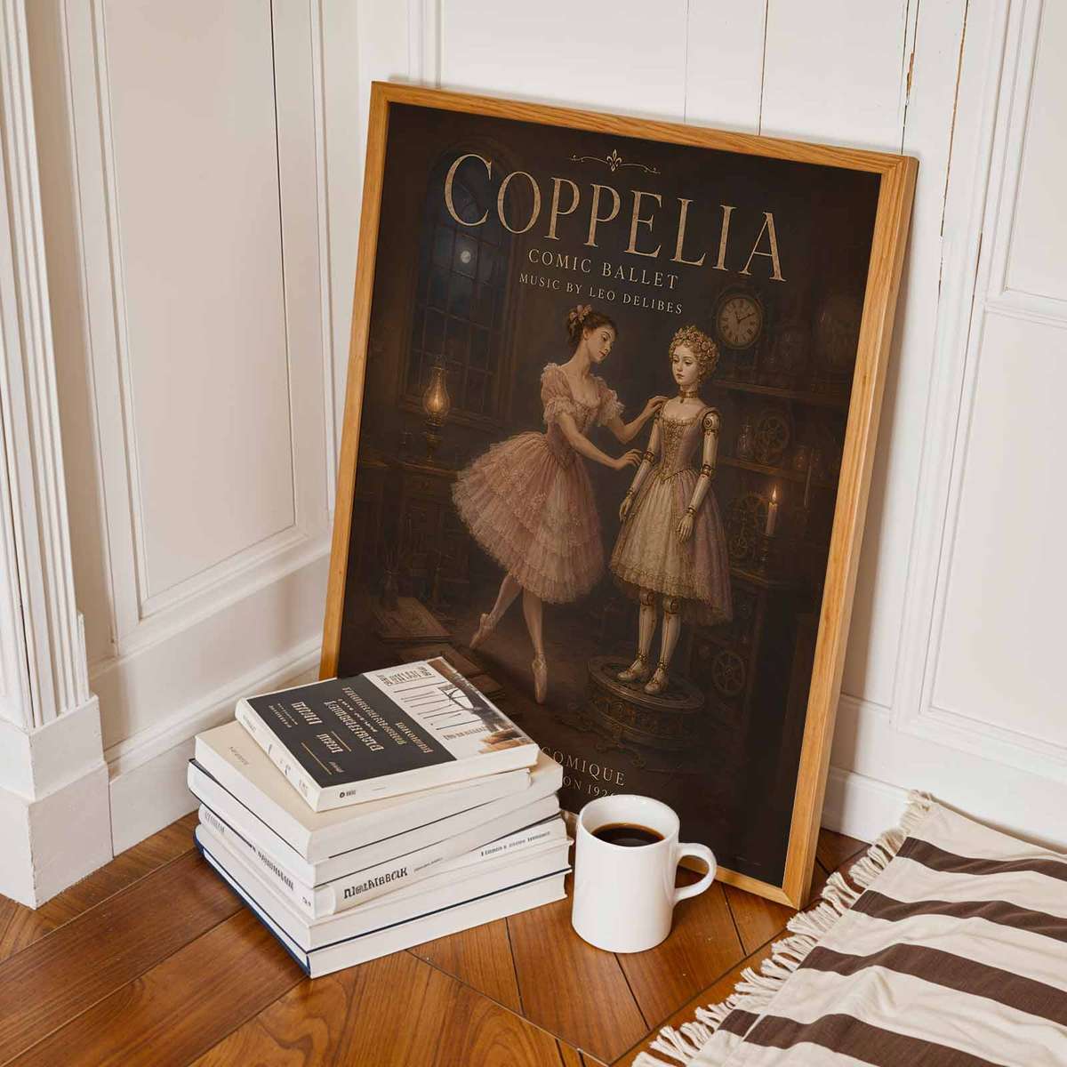 Vintage Vintage Ballerina wall art featuring fluid motion and an intimate performance mood
