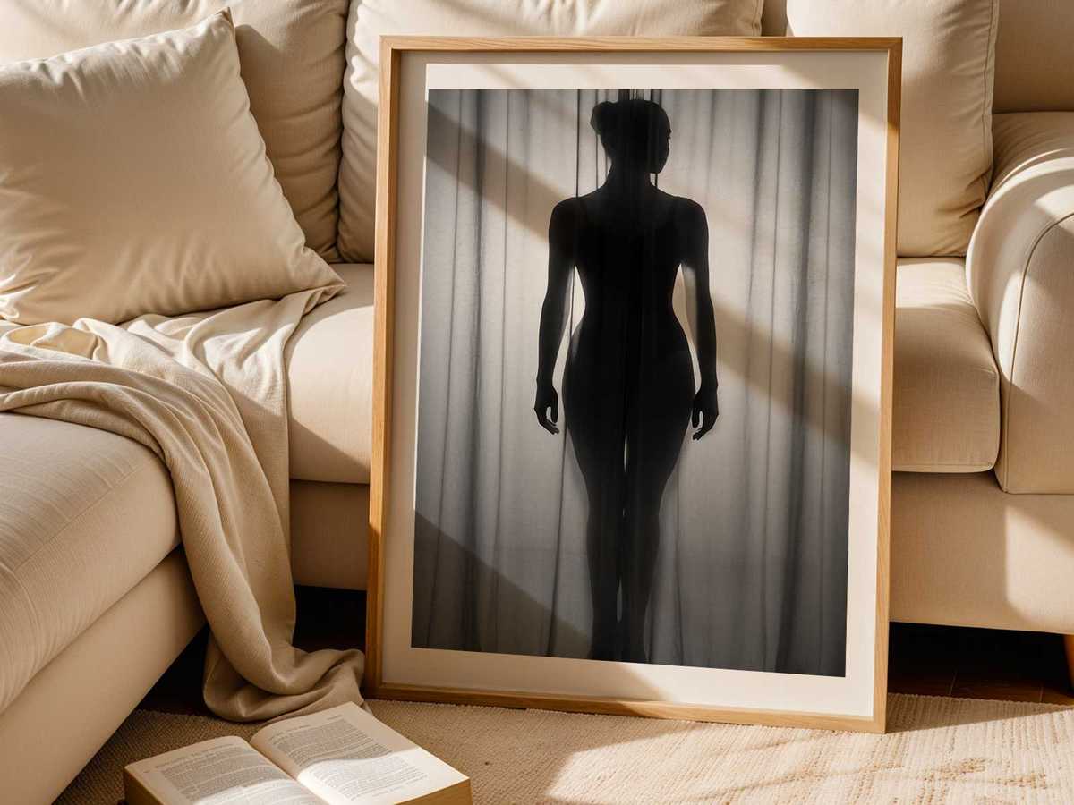 Close portrait where the costume appears to continue the dancer’s movement as an extension of the body