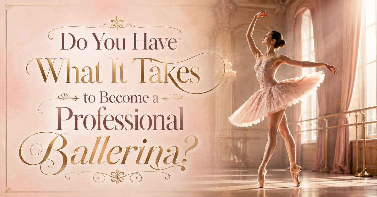 Ballet student tightening ribbons on pointe shoes before class
