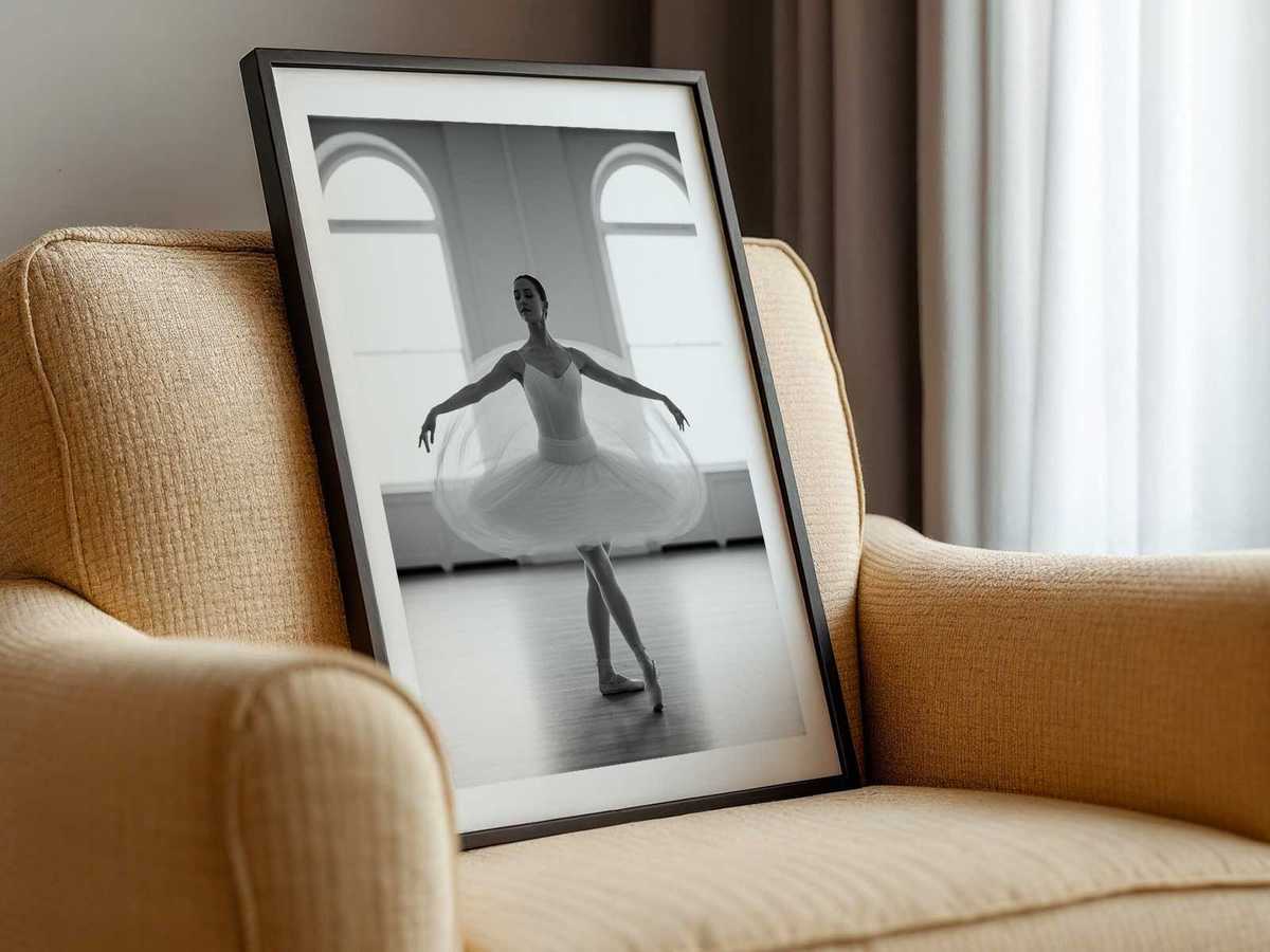 Dancer caught mid-pause between movements, the suspended gesture revealing the beauty inherent in the act of becoming