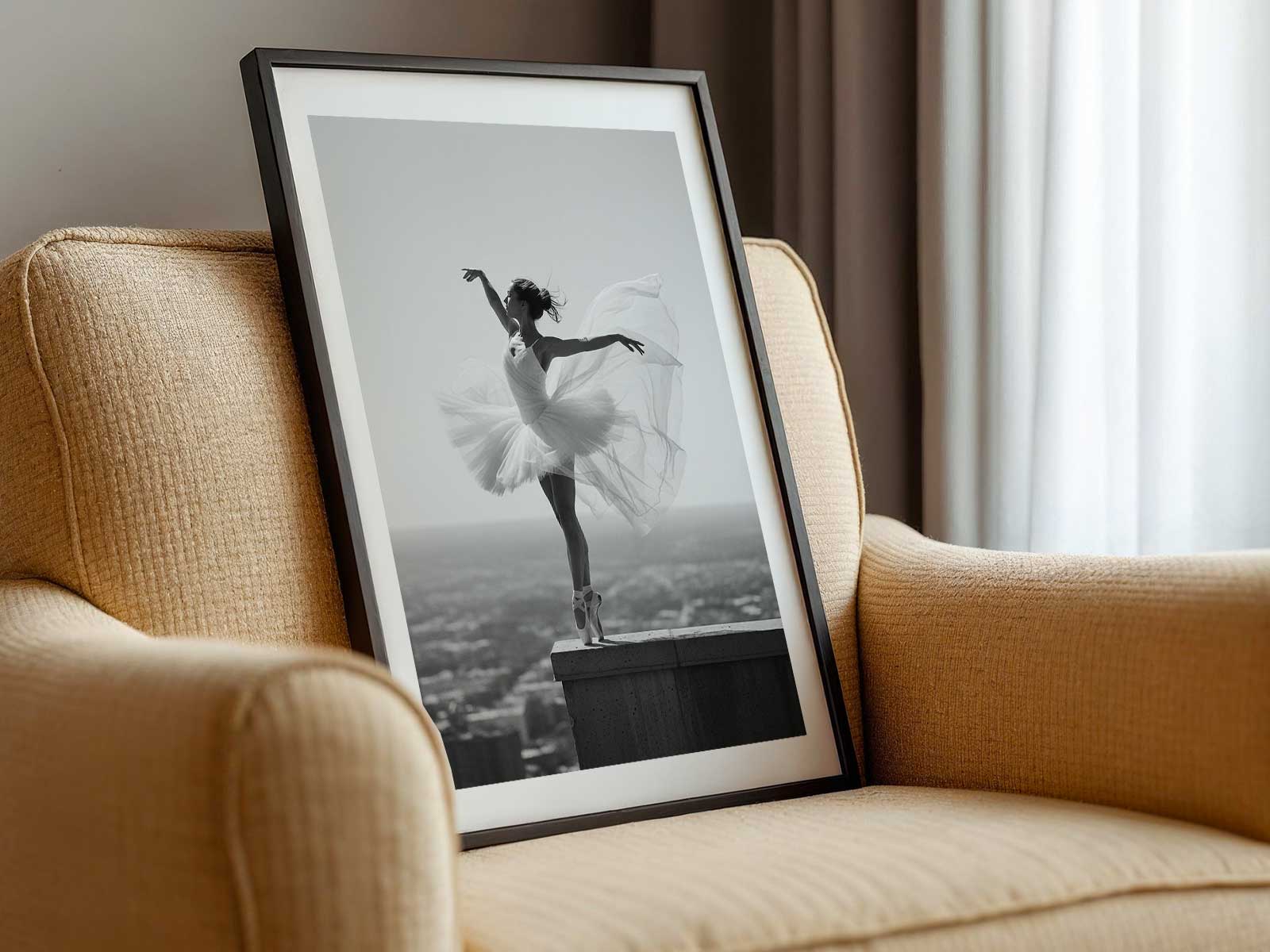 Split-image comparison of a contemporary Swan Lake production next to a historical photograph, highlighting differences…