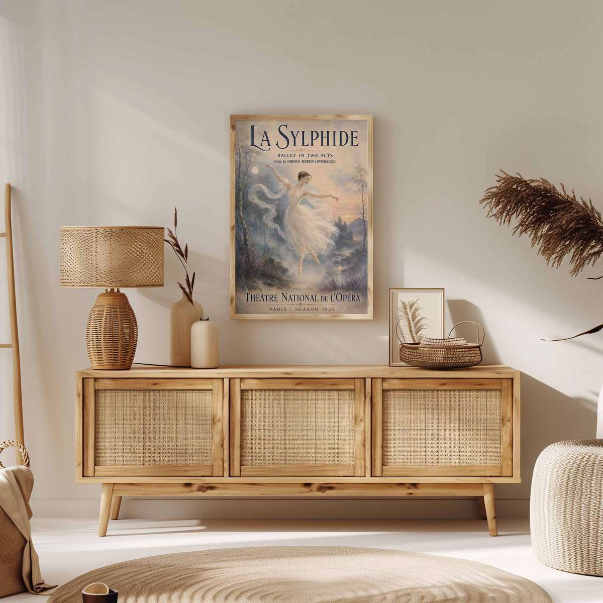 Vintage wall art centered on Ballet Aesthetic with a graceful atmosphere