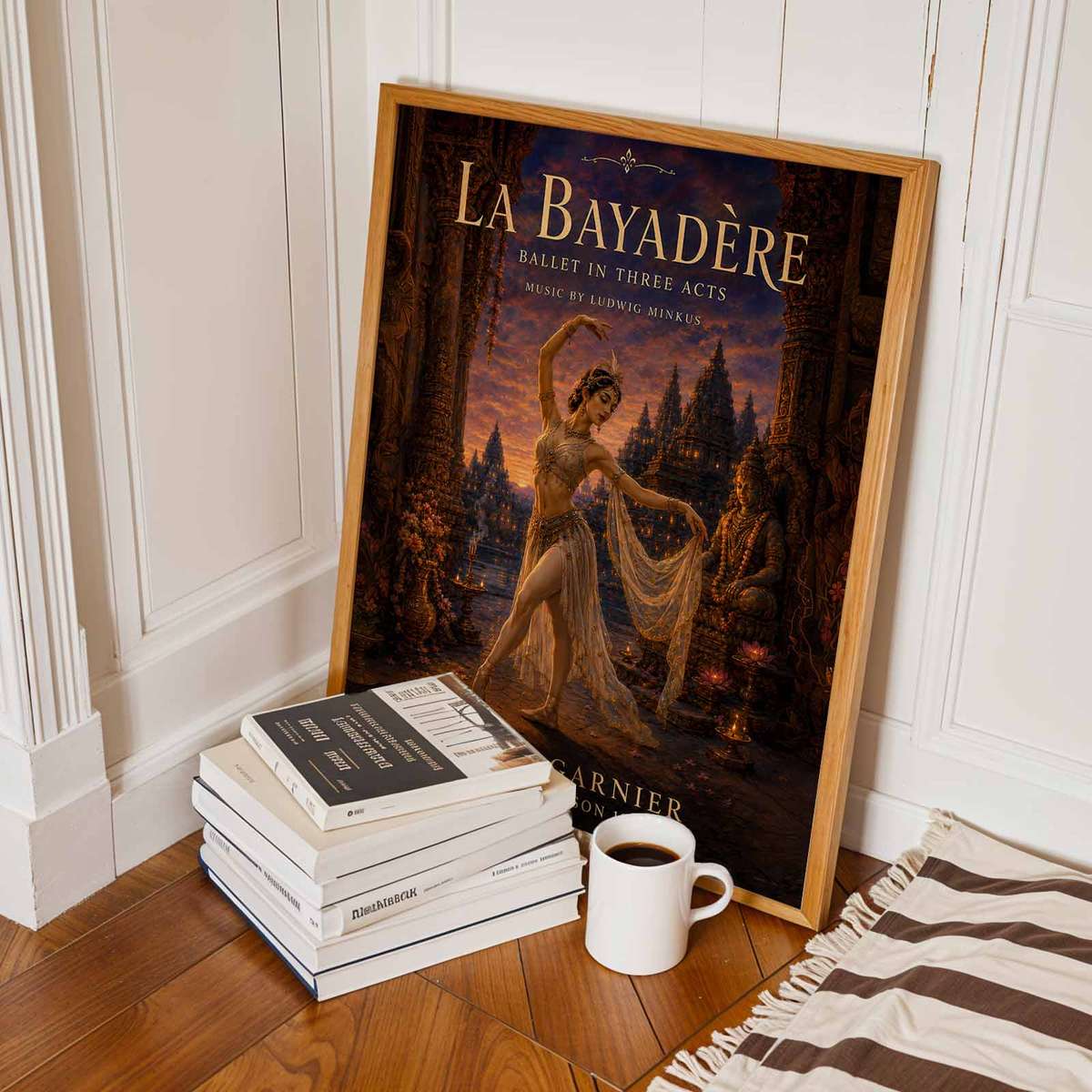 Artistic view of Ballet showing classical stage character and delicate visual rhythm for gallery wall decor